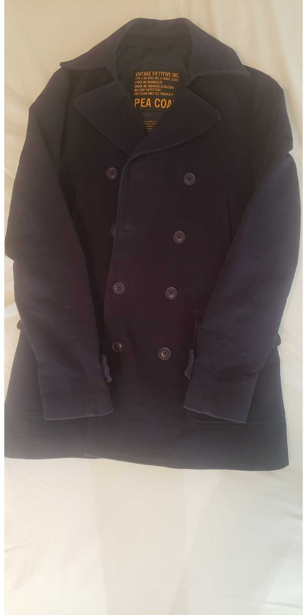 Vintage 55 Vintage Cotton Peacoat made in Italy - image 1