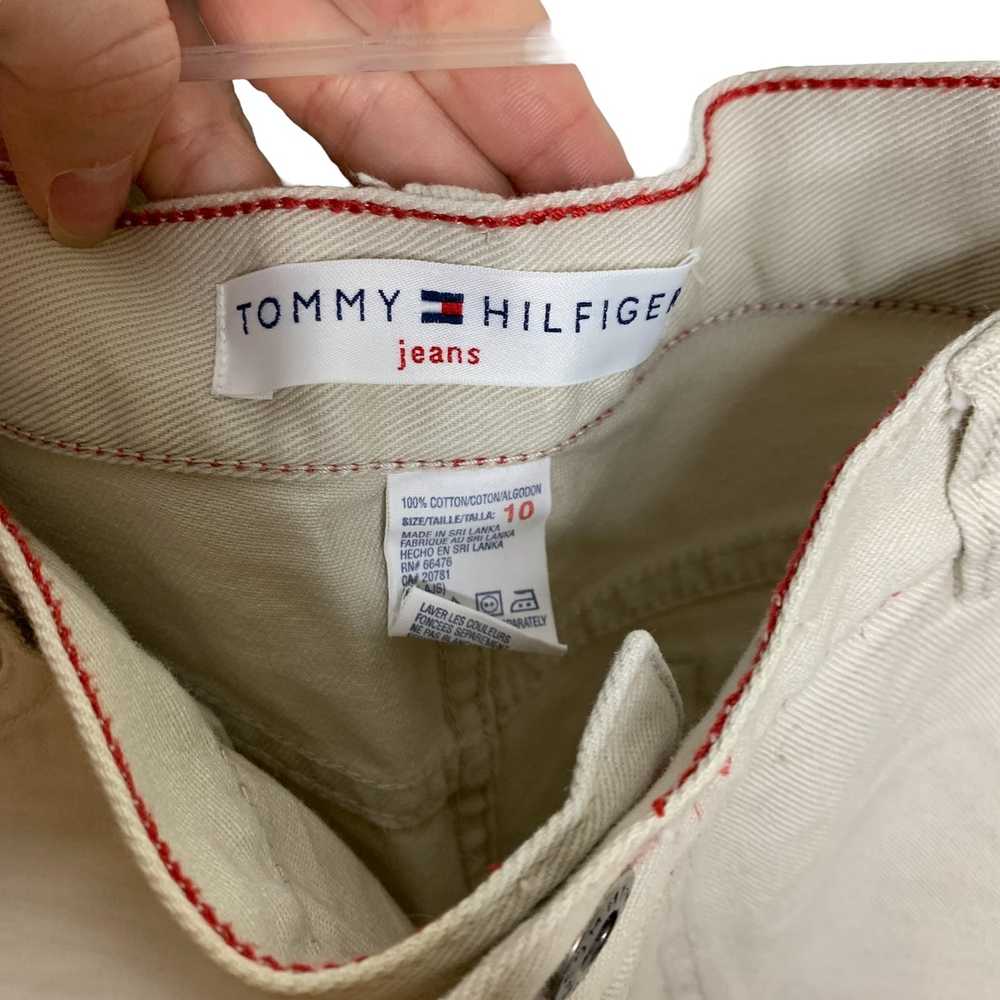 Tommy Hilfiger Tommy Hilfiger Khaki Cream Y2K Sho… - image 3