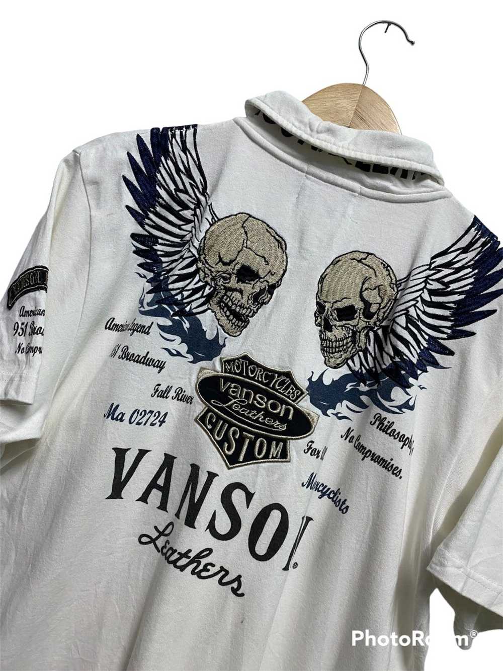 Streetwear × Vanson Leathers Vanson Embroidered P… - image 3