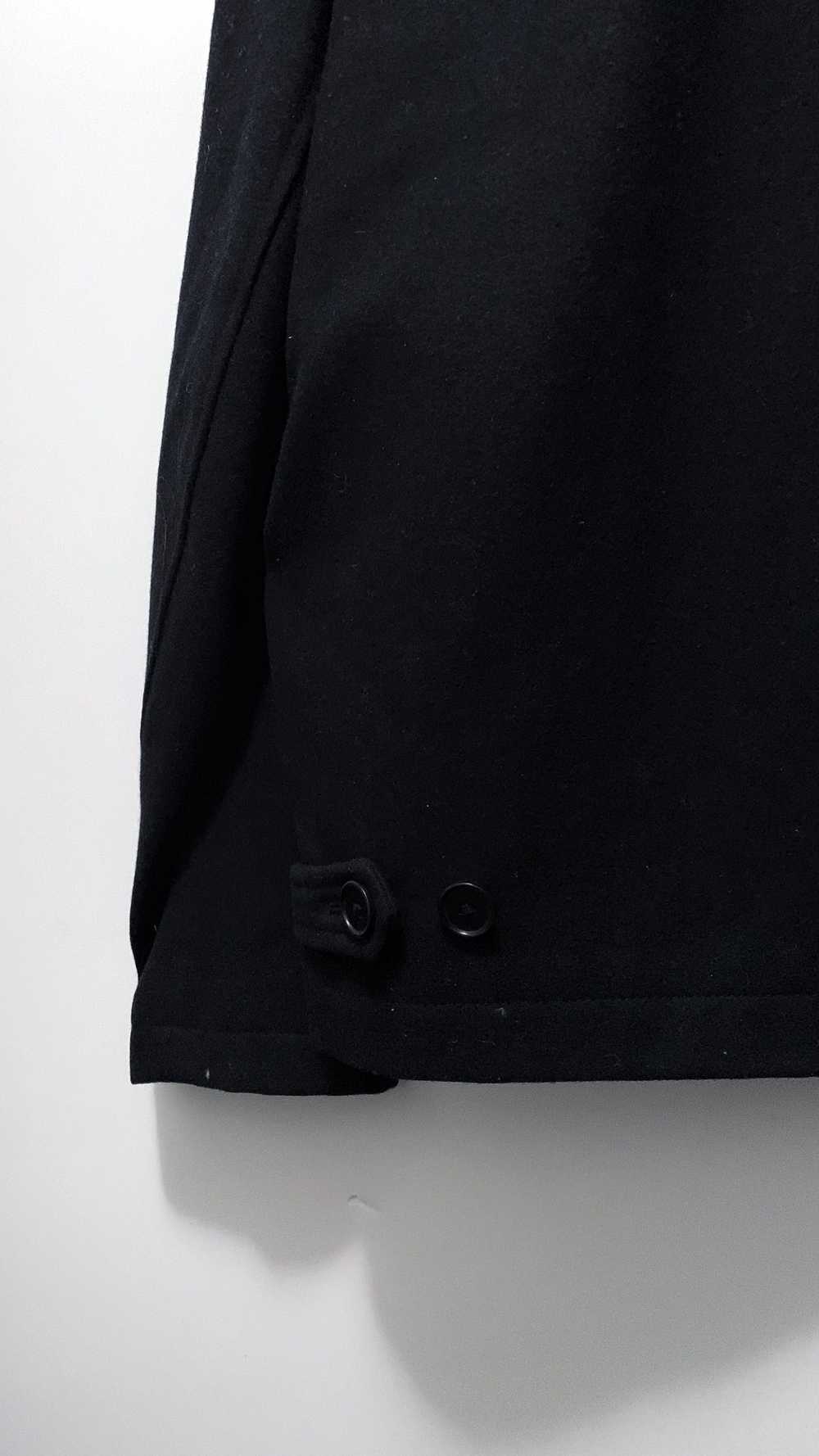 DKNY 00s Vintage Black Wool Coat M/L - image 4