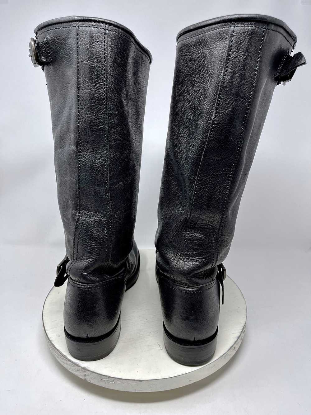 Frye Size 9.5 Black Moto Boots - image 3