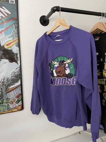 Streetwear × Vintage Purple Minnesota Moose Sweats