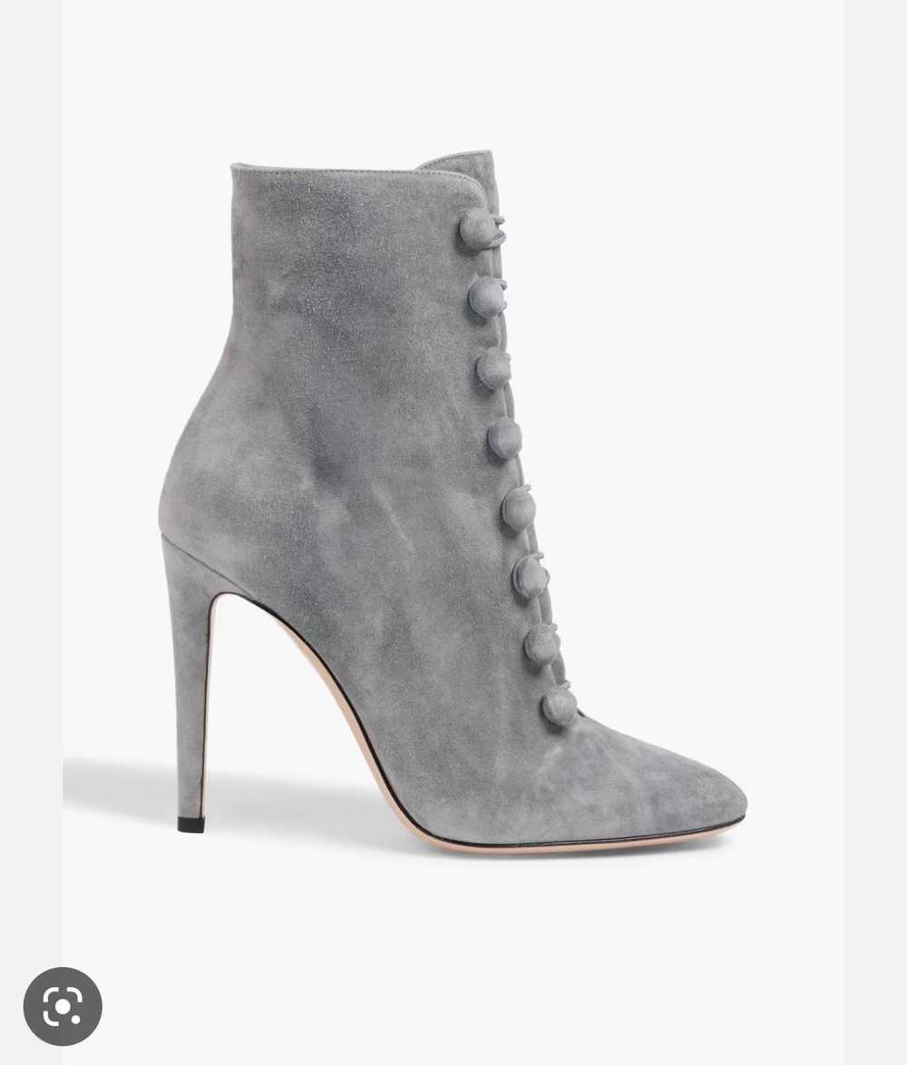 Product Details Grey Suede Imperia Ankle Boots - image 3