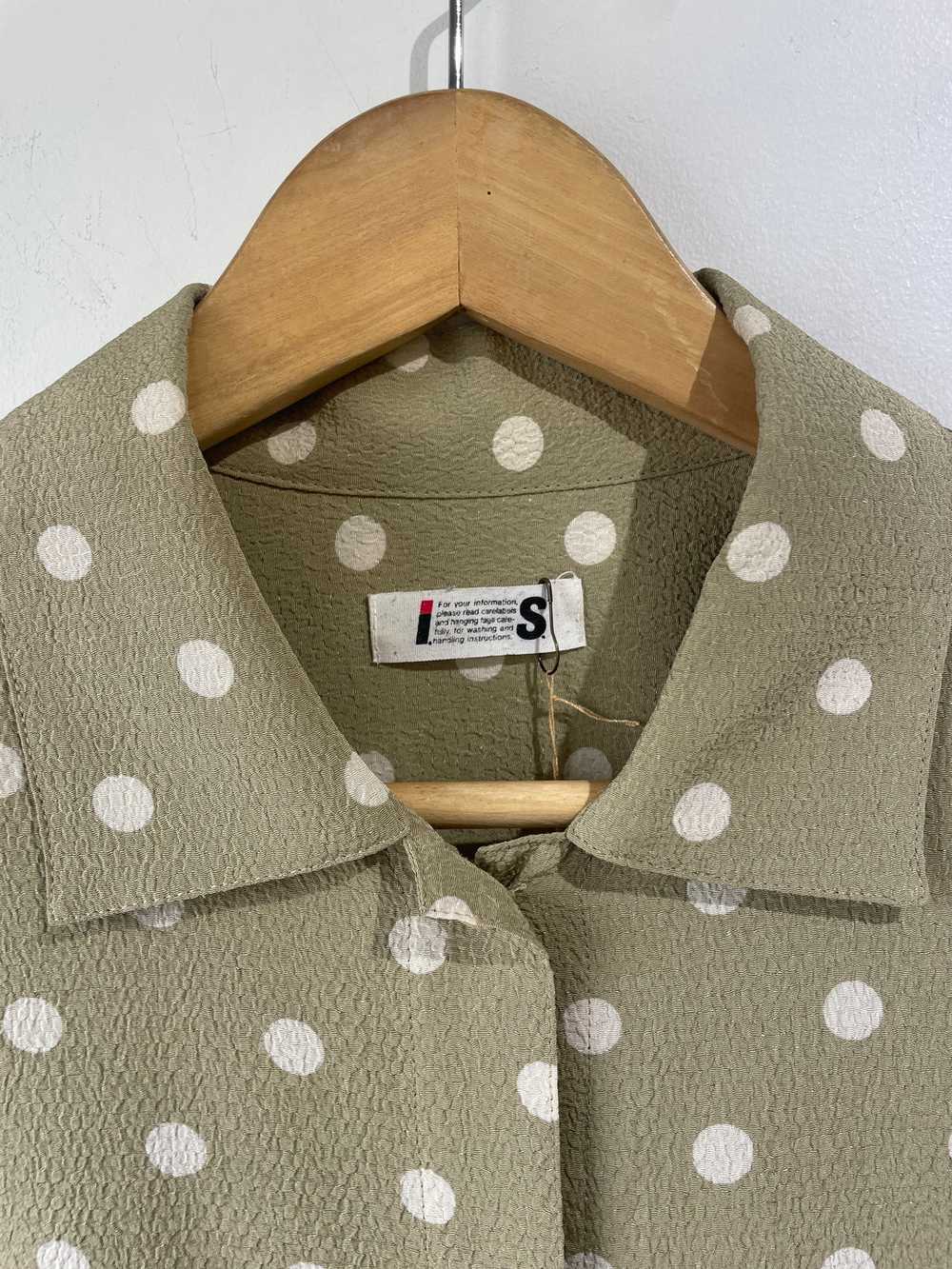 Vintage Issey Miyake Sport Polka Dot Blouse - image 11