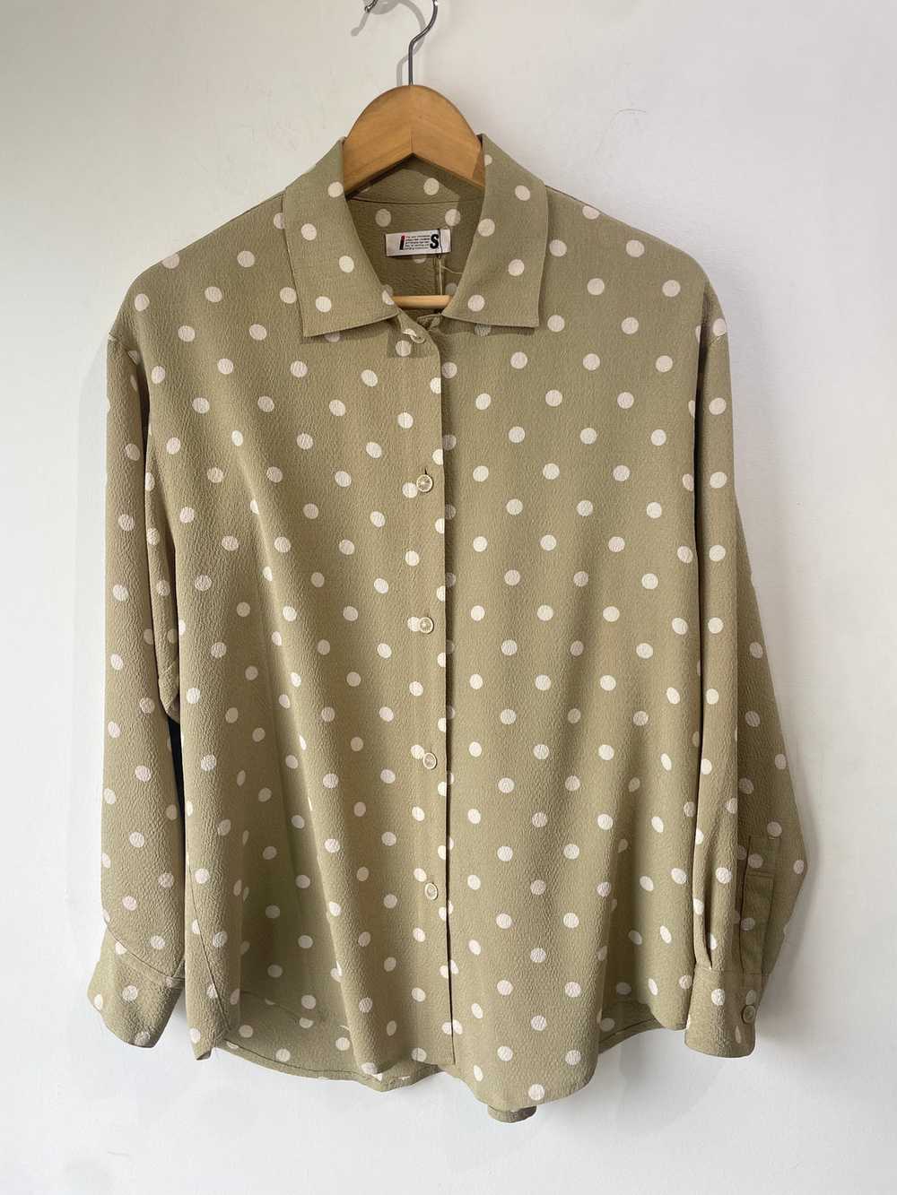 Vintage Issey Miyake Sport Polka Dot Blouse - image 8