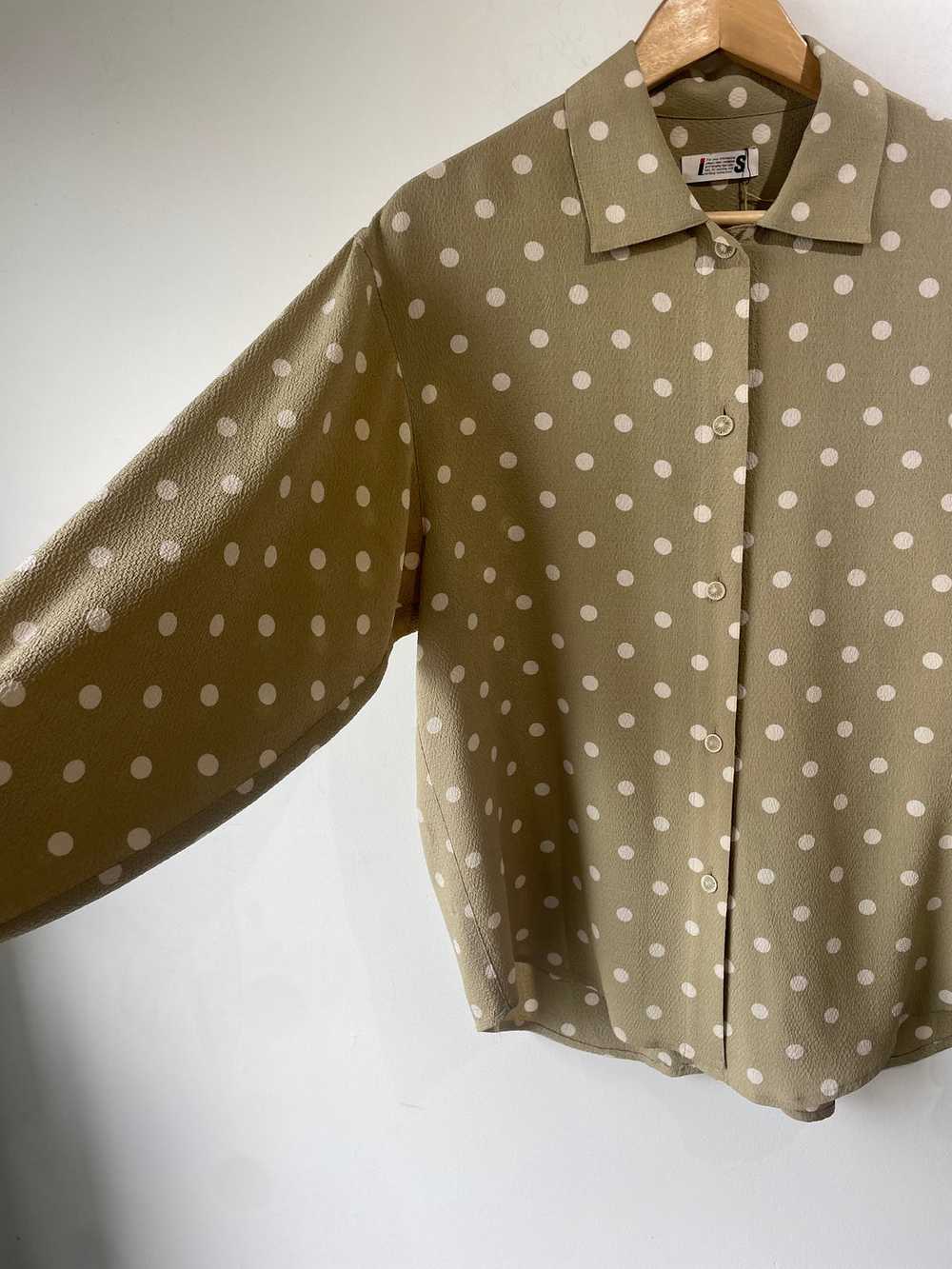 Vintage Issey Miyake Sport Polka Dot Blouse - image 9