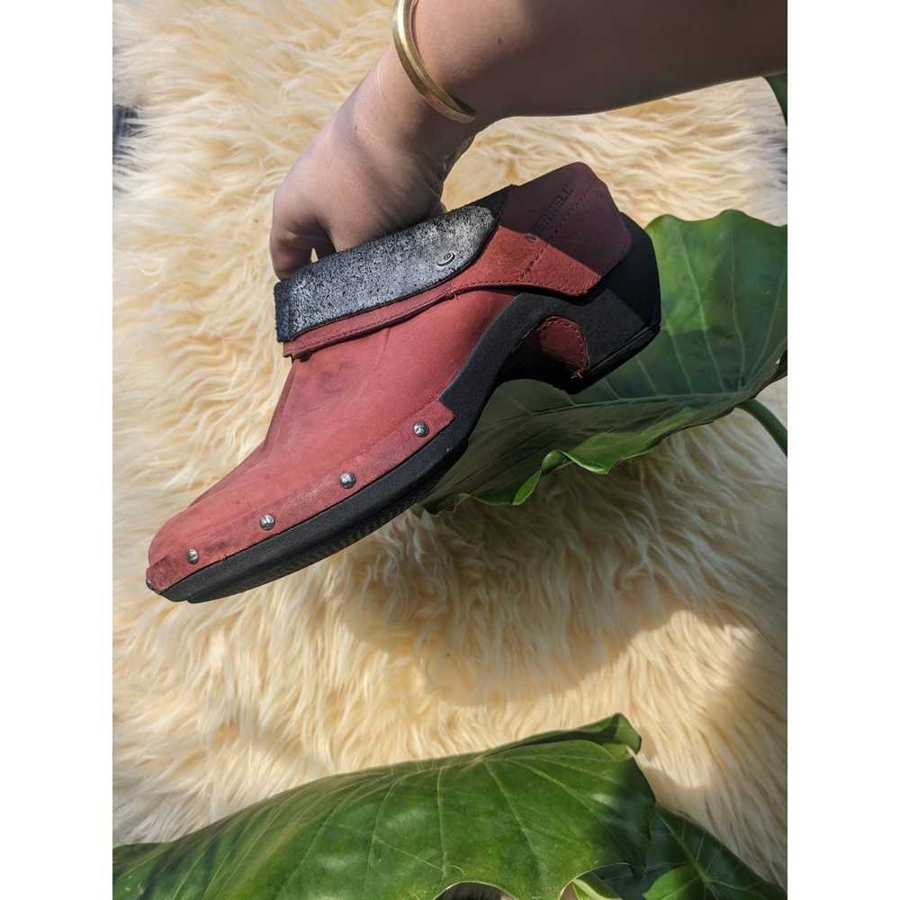 Merrell Merrell Leather heavy duty Vintage Mules … - image 1
