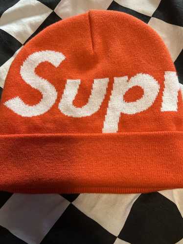 Streetwear × Supreme Supreme box logo orange