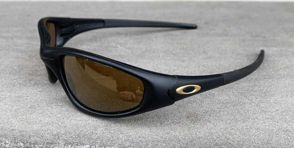 Oakley Oakley Straight Jacket Black / Gold Sungla… - image 2