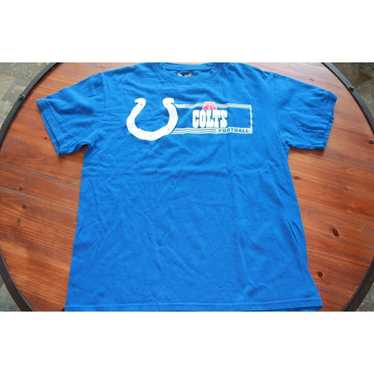 Indianapolis Colts NFL Team Apparel T-Shirt Top Woman’s XLarge Blue Short  Sleeve