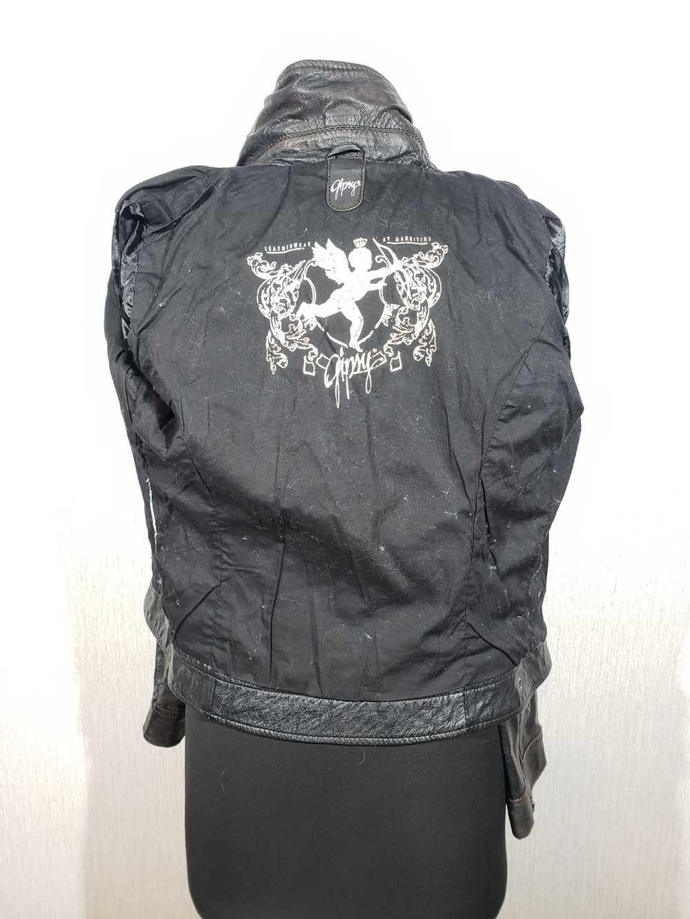 Designer × Movie Black leather women's jacket. - image 6