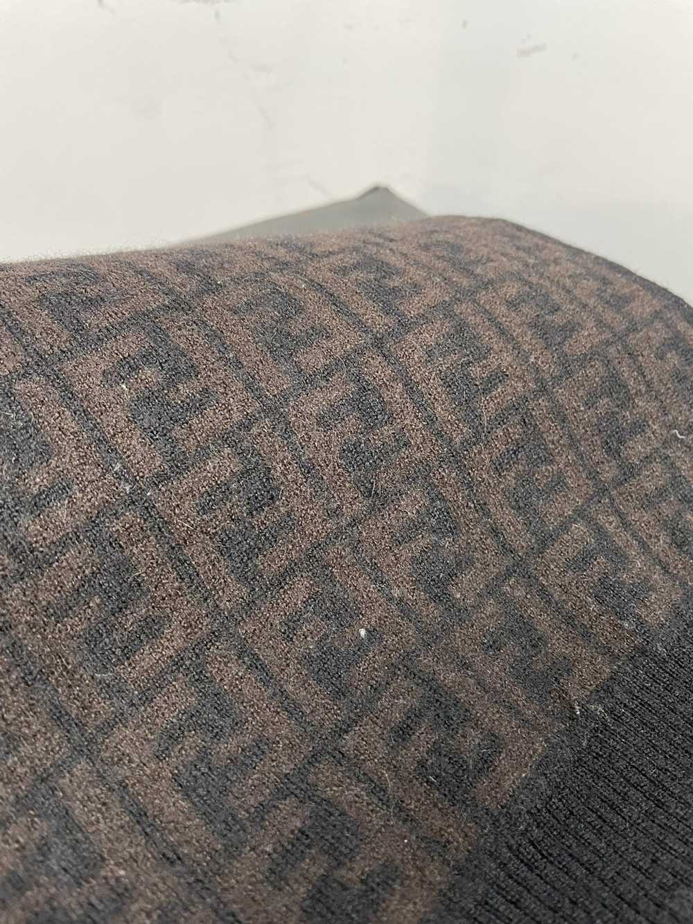 Fendi × Vintage Fendi Wool Monogram Logo Scarf Ma… - image 2