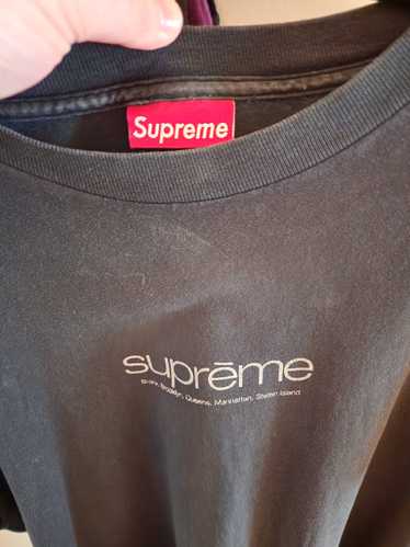 Supreme Vintage 1996 supreme classic logo tee