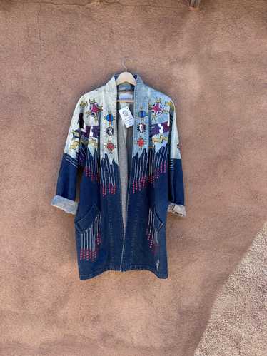 Hand Painted Sundance Denim Jacket - Small