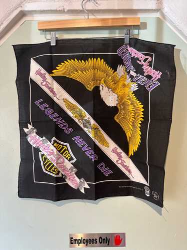 Harley Davidson "Legends Never Die" Handkerchief