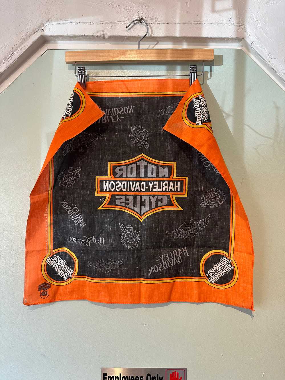 Harley Davidson Classic Orange Handkerchief - image 3