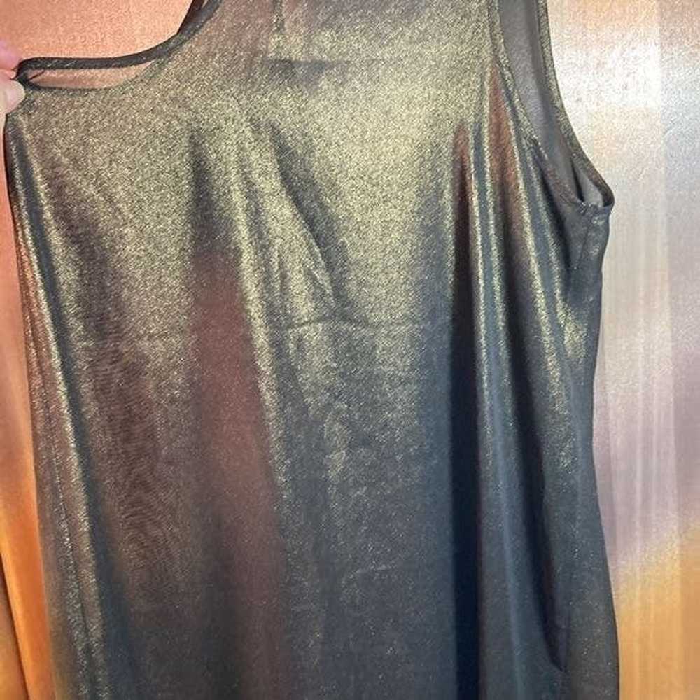 The Unbranded Brand Lush Shimmer Sheet Tank Top S… - image 3