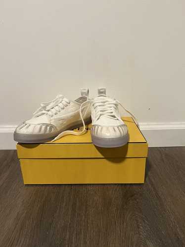 Fendi Fendi FF Embossed White Sneakers