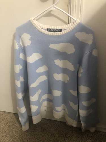 Coloured Cable Knit Sweater Cloudpool cloud sweate