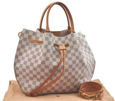 Louis Vuitton Girolata Damier Azur 2way Handbag S… - image 1