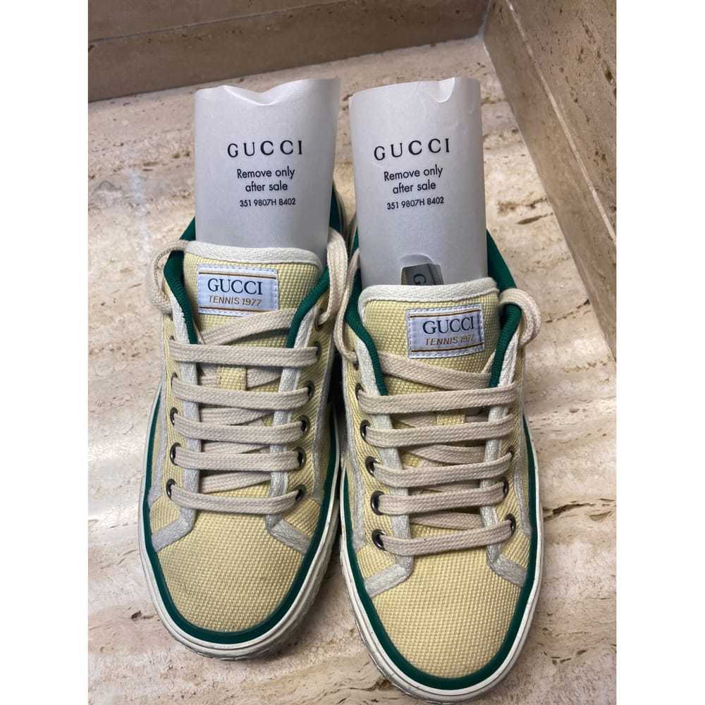 Gucci Tennis 1977 cloth trainers - image 6