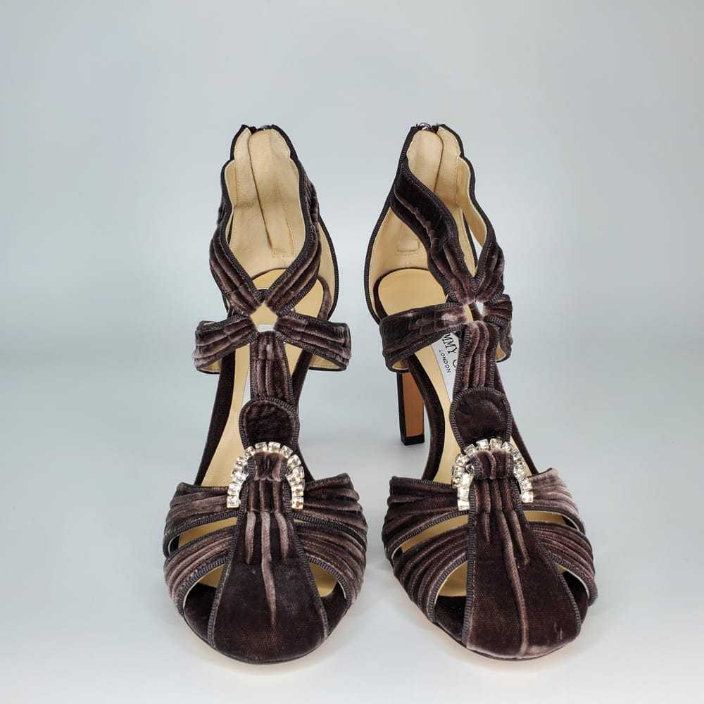 Jimmy Choo Velvet sandals - image 2