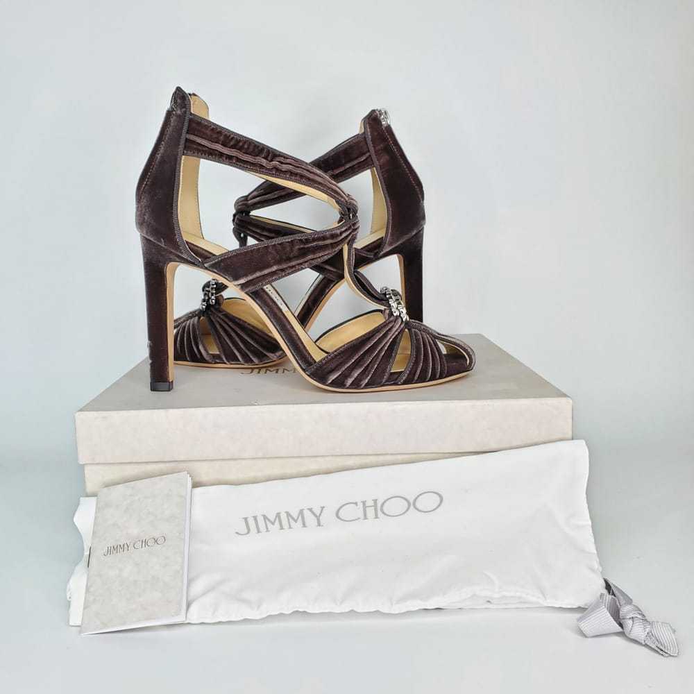 Jimmy Choo Velvet sandals - image 7