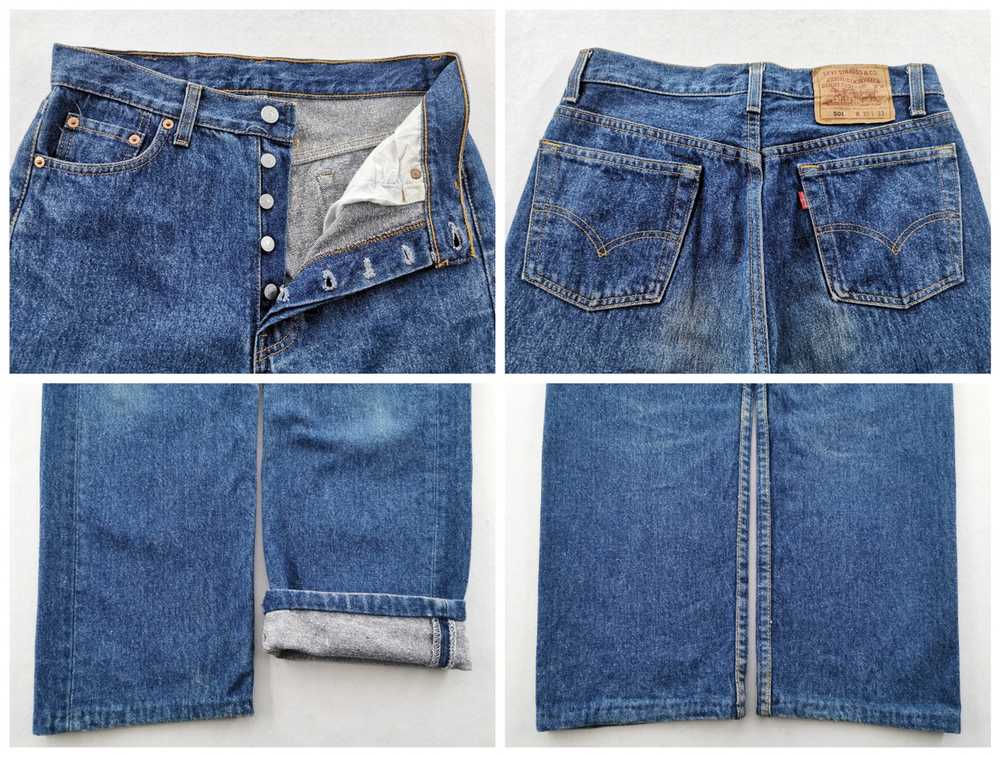 Levi's Vintage Levis Lot 501 Denim Pants Made In … - image 8