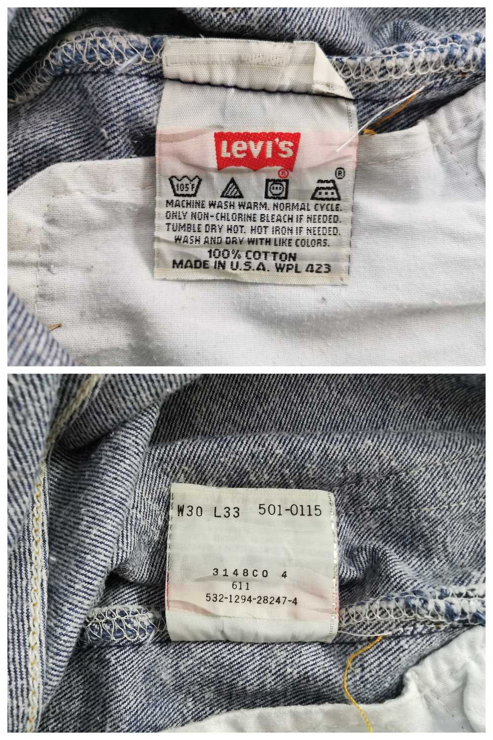 Levi's Vintage Levis Lot 501 Denim Pants Made In … - image 9