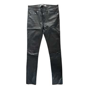 Acne Studios Leather straight pants - image 1