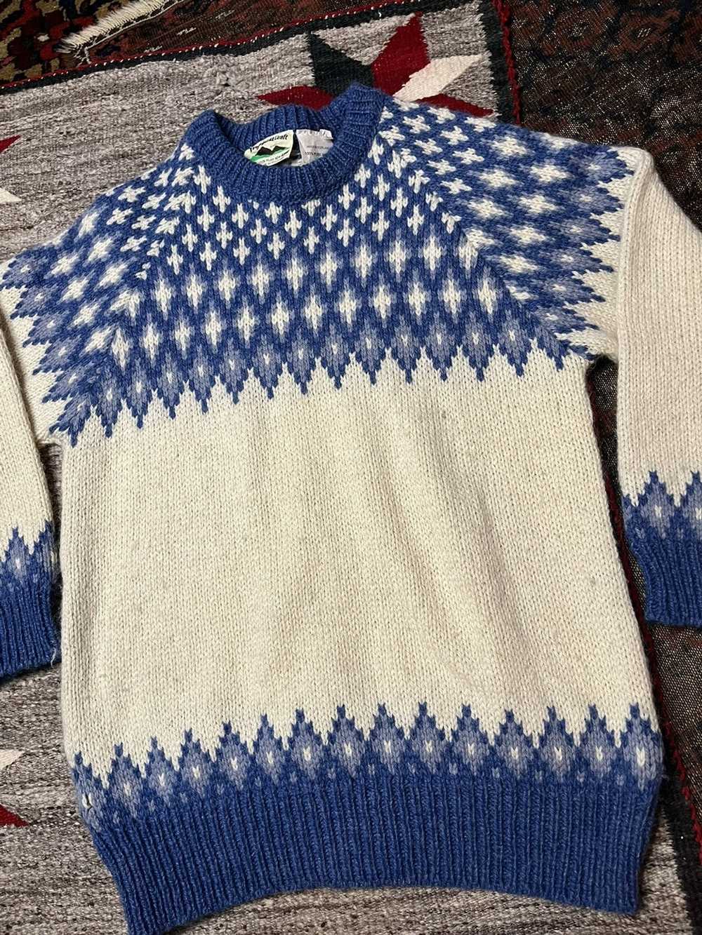 Vintage Vintage Norwegian style knit sweater - image 2