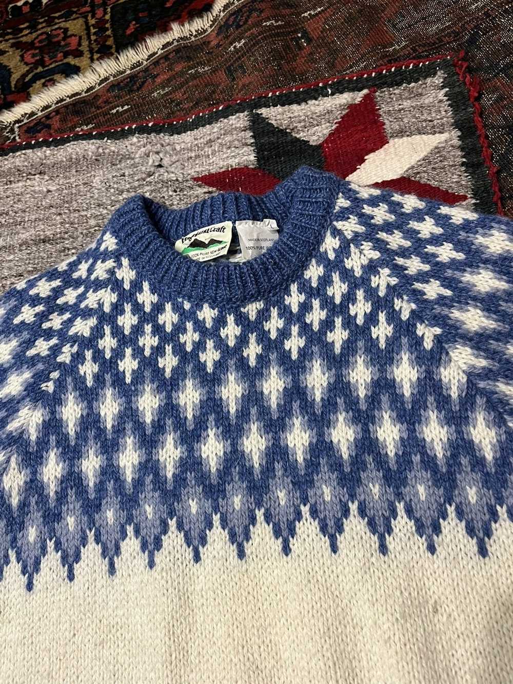 Vintage Vintage Norwegian style knit sweater - image 3