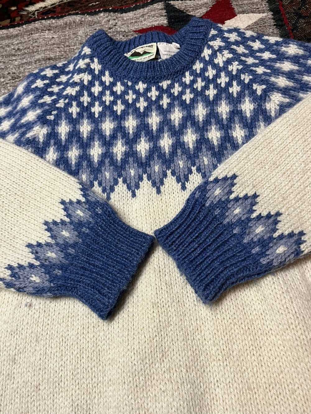 Vintage Vintage Norwegian style knit sweater - image 5