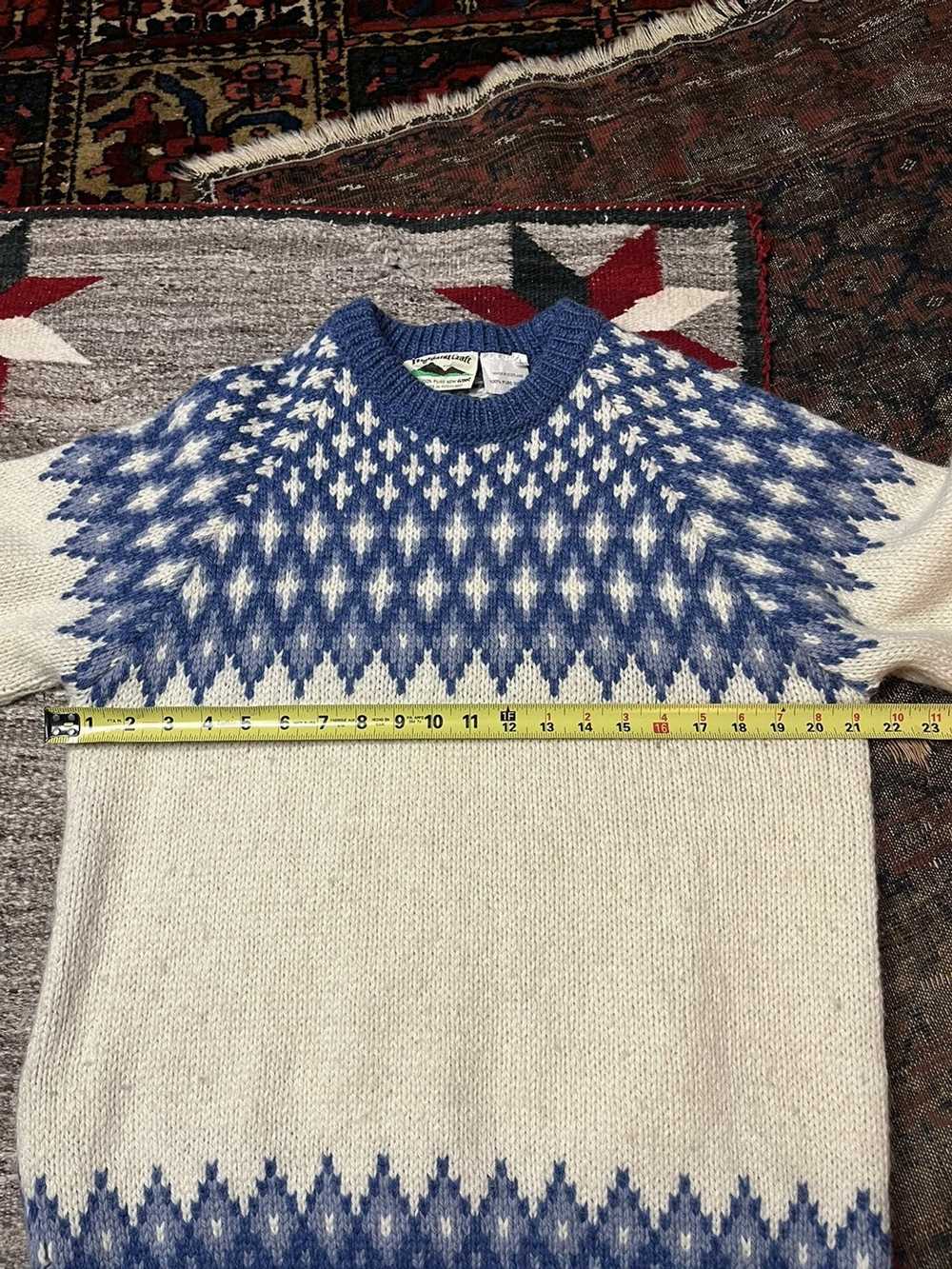 Vintage Vintage Norwegian style knit sweater - image 7