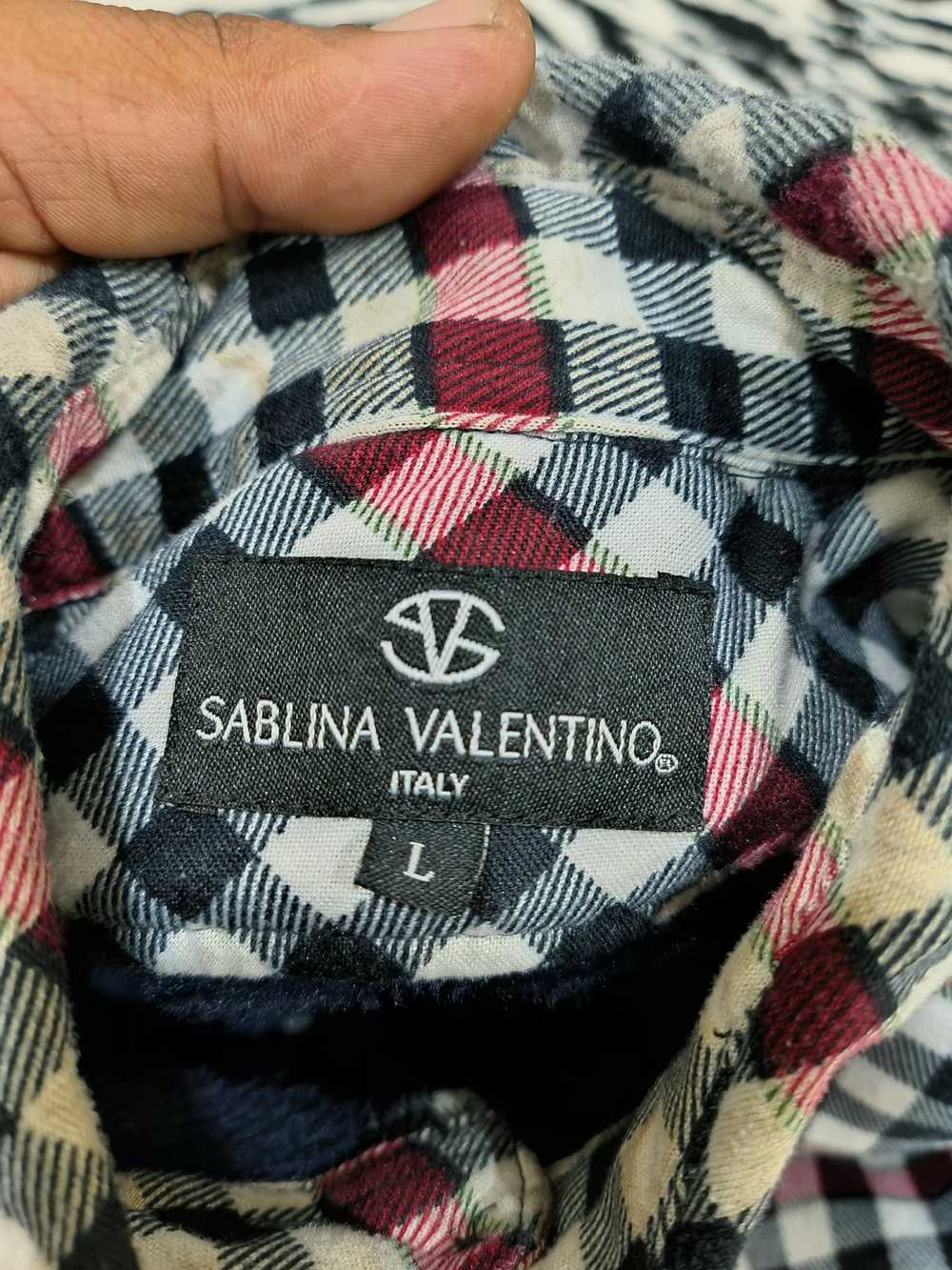 Flannel × Japanese Brand × Vintage Sablina Valent… - image 3