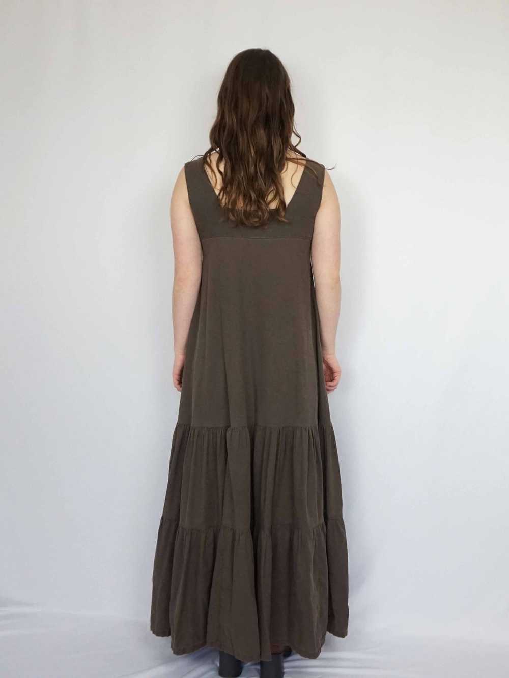 Laura Ashley Brown Pinafore Dress - S - image 2