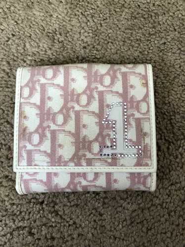 Dior Dior 2004 pink trotter 1 bifold wallet