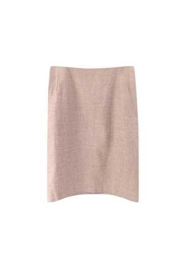 Hermes Light Grey Wool Blend Skirt