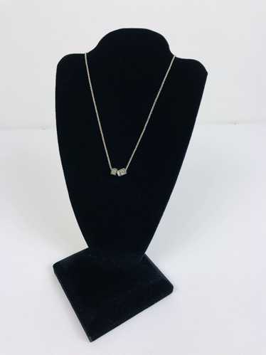【DIOR】D-Dice ネックレス Christian Dior Cube Necklace Gold Dice GP Rhinestone Chain