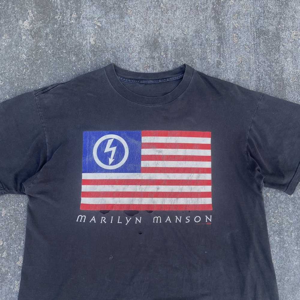 Band Tees × Marilyn Manson × Vintage Vintage 1997… - image 2