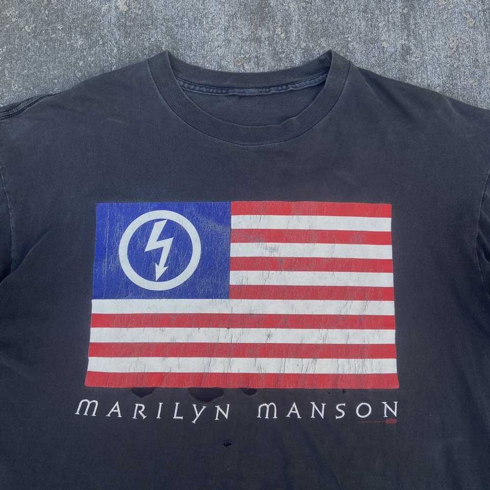 Band Tees × Marilyn Manson × Vintage Vintage 1997… - image 3