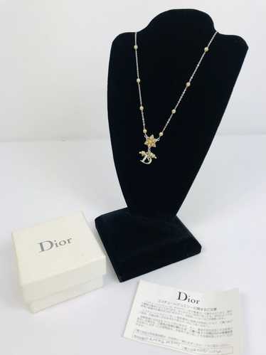 Dior Dior 2005 beaded logo necklace