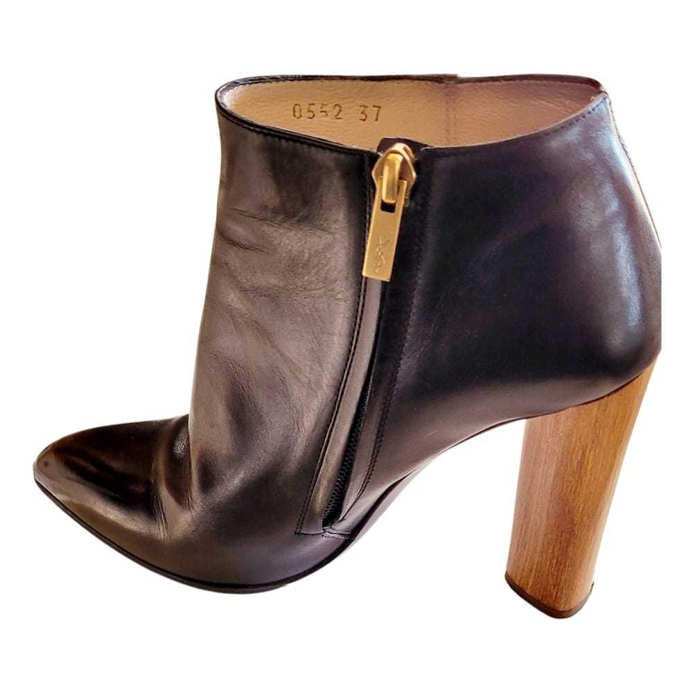 Yves Saint Laurent Leather ankle boots - image 2
