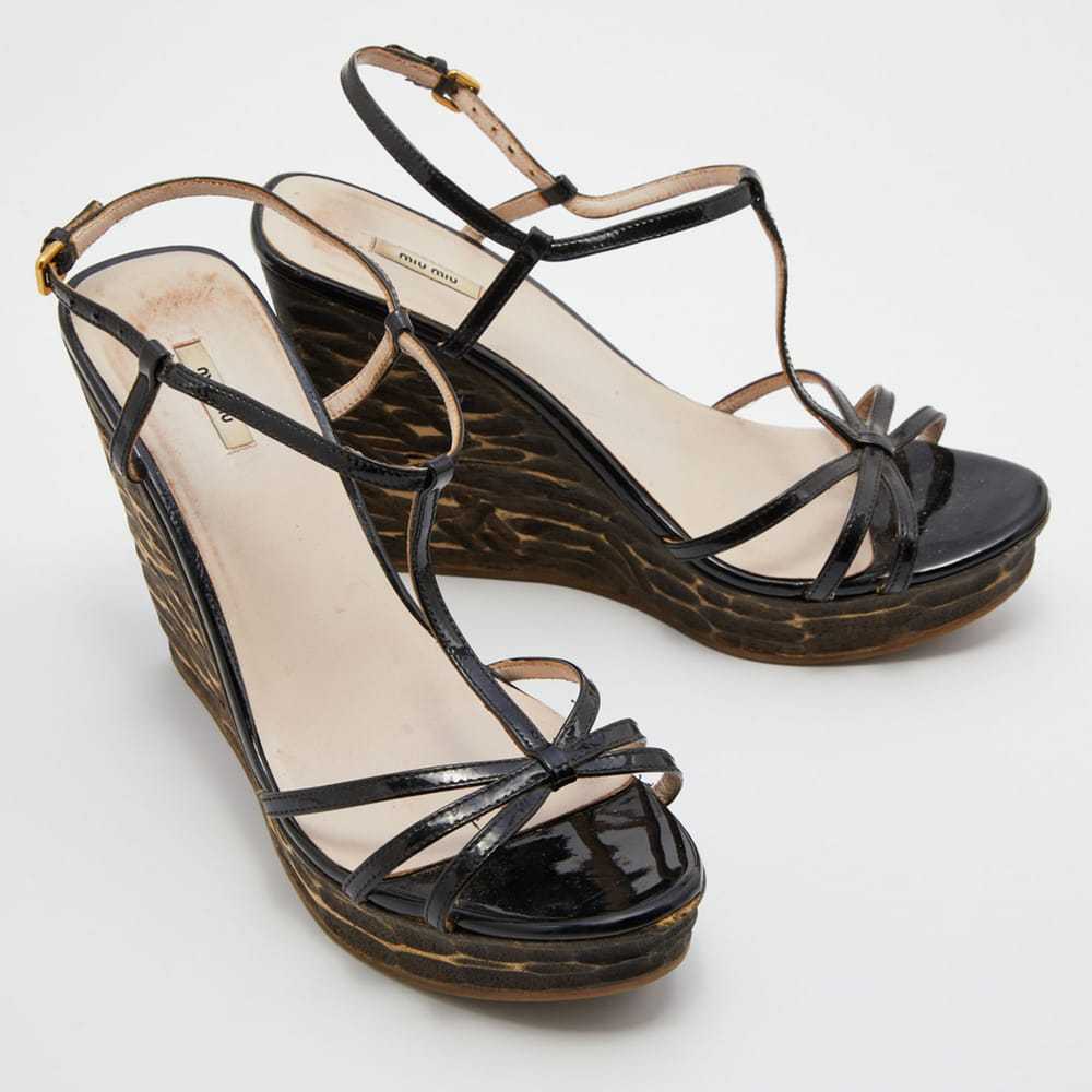 Miu Miu Patent leather sandal - image 3