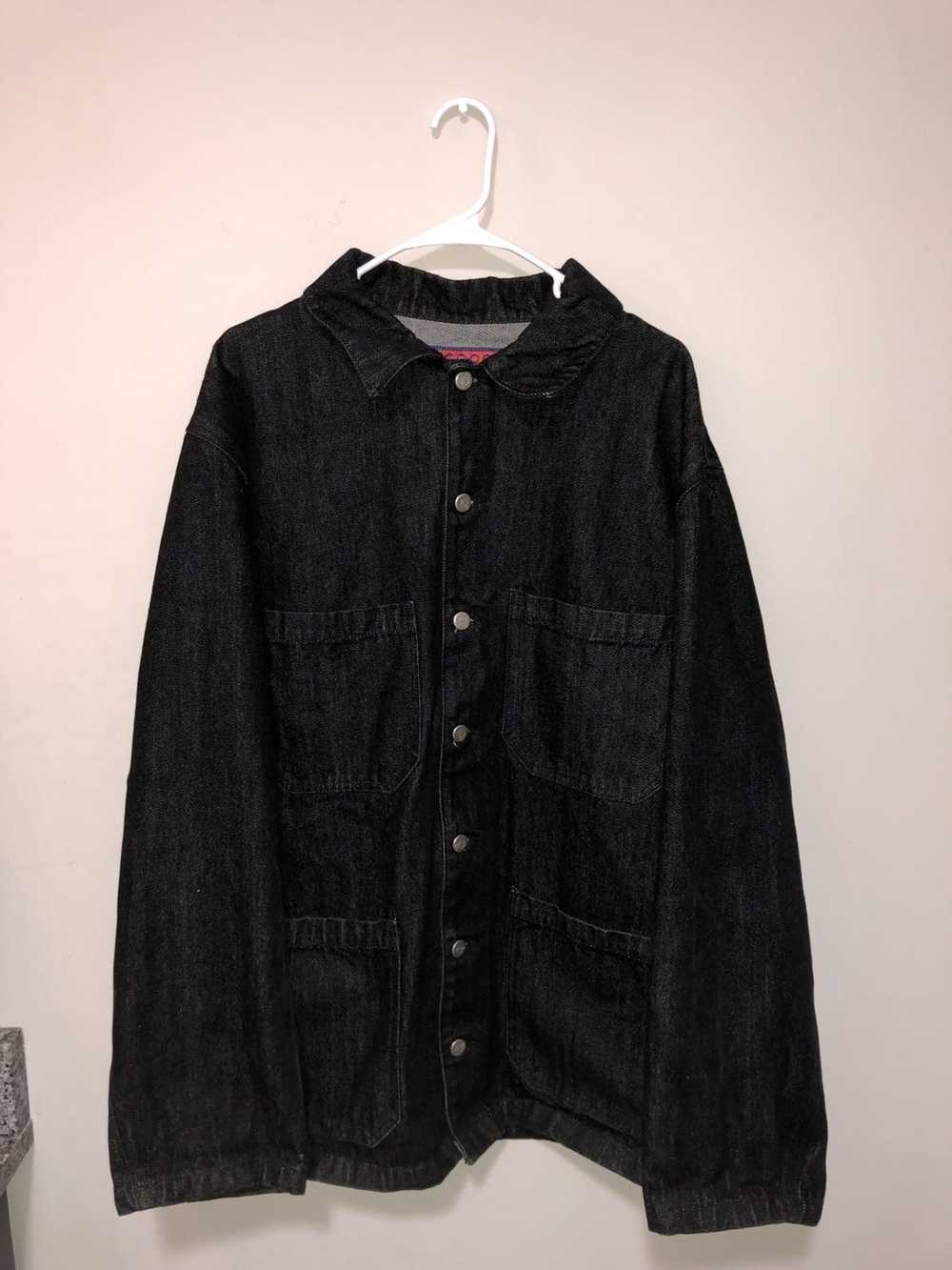 Coogi × Vintage Coogi Black Denim Jacket - image 1