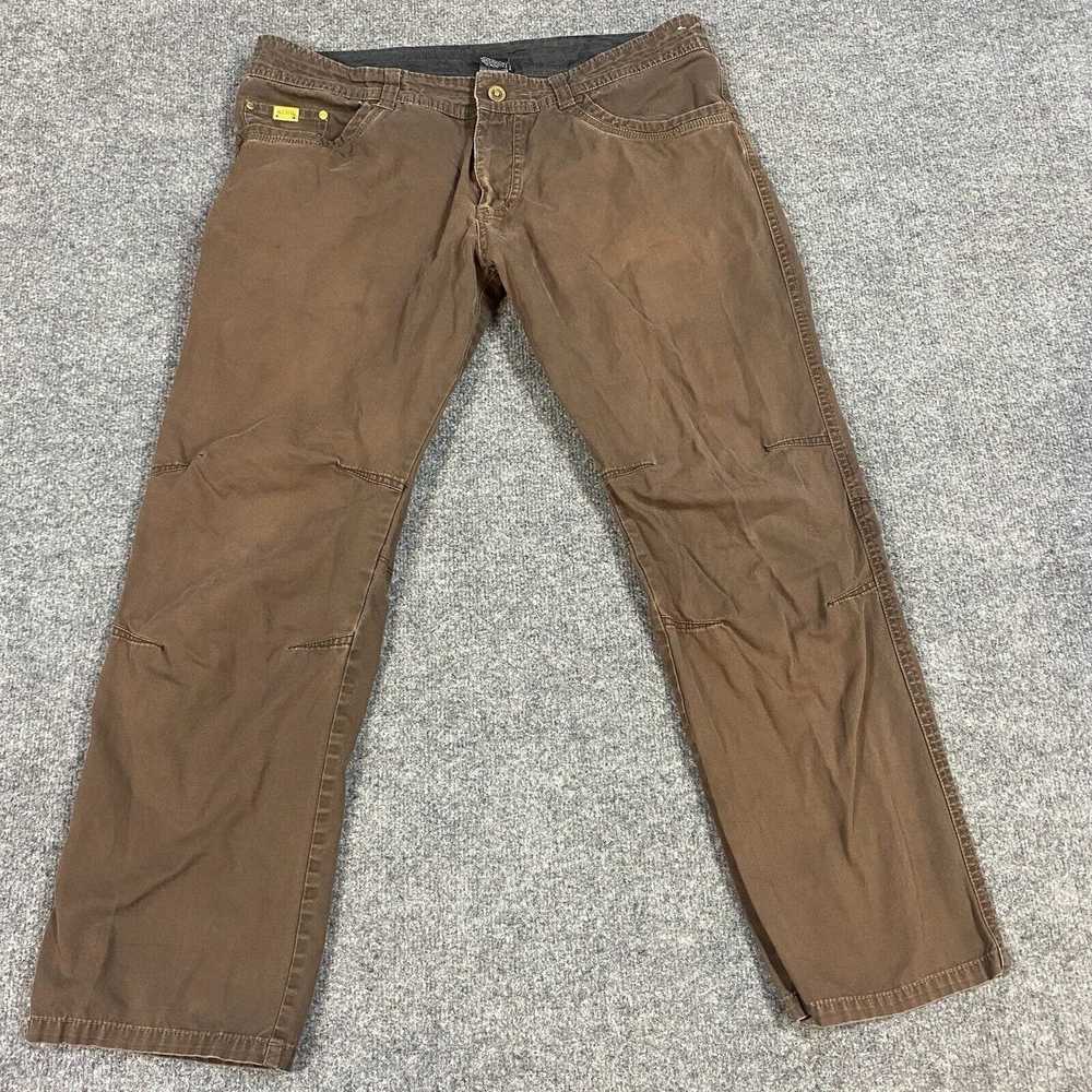 Kuhl Kuhl Kanvus Pants 38 x 28 Brown Khaki Cargo … - image 1