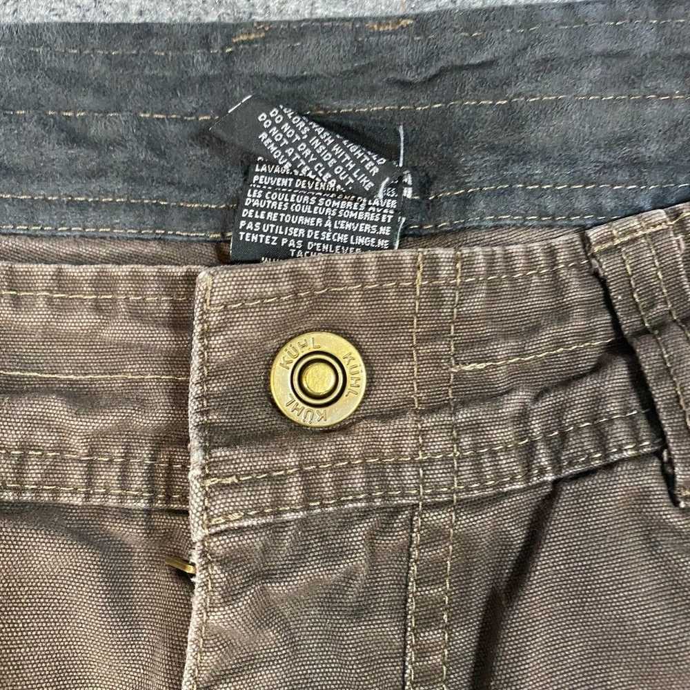 Kuhl Kuhl Kanvus Pants 38 x 28 Brown Khaki Cargo … - image 9