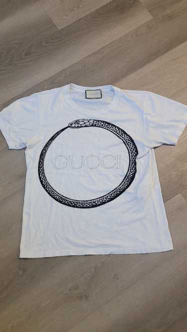 Gucci Monogram Snake On Sleeves Polo Shirt - Tagotee