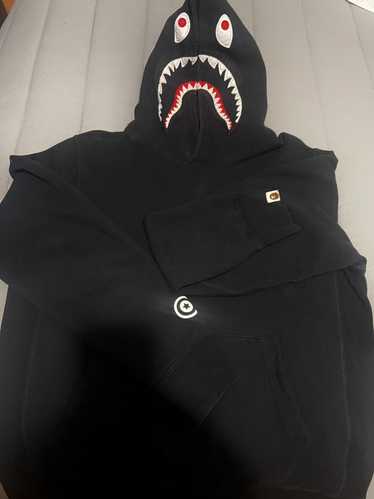 BAPE x PSG Shark Full Zip Hoodie “Navy” - Size : US M - US L
