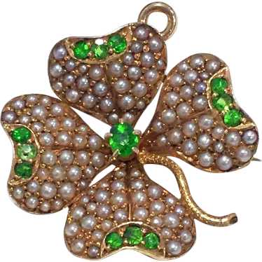 14k vintage birks brooch - Gem